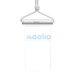 Baseus AquaGlide vízálló telefontok hengeres csúszózárral, fehér