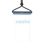 Baseus AquaGlide vízálló telefontok hengeres csúszózárral, kék