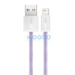 Baseus Dynamic USB-Lightning kábel, 2,4A, 1m, lila