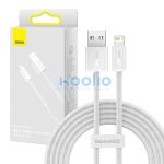 Baseus Dynamic USB-Lightning kábel, 2,4A, 2m, fehér