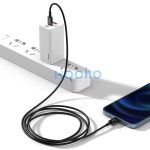 Baseus Superior Series USB-C-Lightning kábel, 20 W, PD, 1 m, fekete