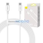Baseus Superior Series USB-C-USB-C kábel, 100 W, 2 m, fehér