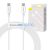 Baseus Superior Series USB-C-USB-C kábel, 100 W, 2 m, fehér
