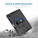 4smarts Rugged Apple iPad Pro 11 (2024 / 2025) közepesen ütésálló tok kitámasztóval, fekete