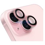 Obal:Me Apple iPhone 15/ 15 Plus tempered glass kamera védő üvegfólia, rózsaszín