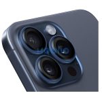 Obal:Me Apple iPhone 15 Pro/15 Pro Max tempered glass kamera védő üvegfólia, kék