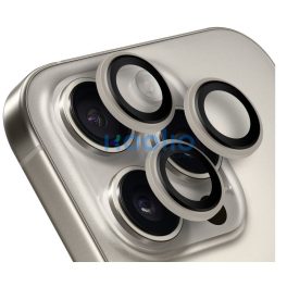   Obal:Me Apple iPhone 15 Pro/15 Pro Max tempered glass kamera védő üvegfólia, natural titanium