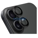 Obal:Me Apple iPhone 16/ 16 Plus tempered glass kamera védő üvegfólia, fekete