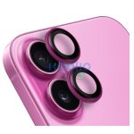 Obal:Me Apple iPhone 16/ 16 Plus tempered glass kamera védő üvegfólia, rózsaszín