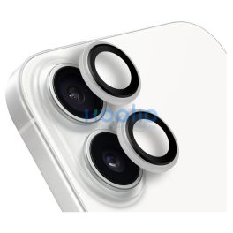  Obal:Me Apple iPhone 16/ 16 Plus tempered glass kamera védő üvegfólia, fehér