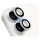 Obal:Me Apple iPhone 16/ 16 Plus tempered glass kamera védő üvegfólia, fehér