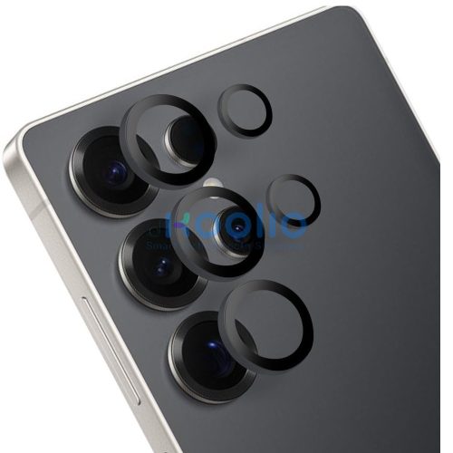 Obal:Me Samsung Galaxy S25 Ultra tempered glass kamera védő üvegfólia, fekete