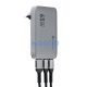 Forcell F-Energy GaN III VT-47 ultra vékony utazó / töltő adapter, 2X USB-C + USB-A, 4A, 65w, szürke