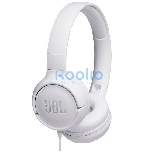 JBL Tune 500 vezetékes fejhallgató, 3.5mm jack, fehér