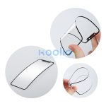 Samsung Galaxy S22 5G SM-S901, Kijelzővédő fólia, ütésálló fólia, Tempered Glass (edzett üveg), ujjlenyomat támogatás, 5D, Full Cover, Nano Flexi Glass, fekete