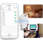 Intelligens hálózati töltő aljzat, Wifi-s, telefonról vezérelhető, időzíthető, Forever, fehér