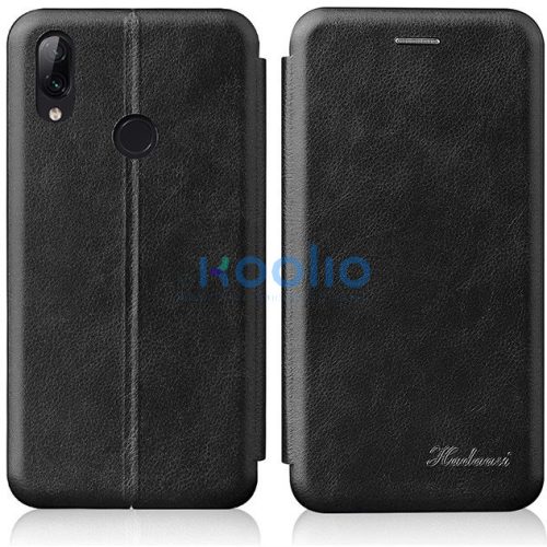 Apple iPhone 15 Pro Max, Oldalra nyíló tok, stand, Wooze Protect And Dress Book, fekete