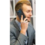 Apple iPhone 15 Plus, Műanyag hátlap védőtok szilikon belső, közepesen ütésálló, kitámasztóval, kártyatartóval, Wooze Transformer, fekete/lila