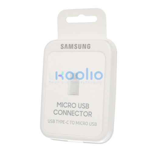 Samsung EE-GN930BWE USB-C - microUSB-A adapter, fehér, gyári