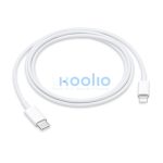 Apple USB-C / Lightning töltő- és adatkábel, 1m, fehér, MUQ93ZM/A Retail dobozos