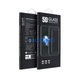   Samsung A202 Galaxy A20e, 5D Full Glue hajlított tempered glass kijelzővédő üvegfólia, fekete