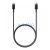 Samsung EP-DN975BB gyári USB-C / USB-C töltő- és adatkábel, 1m, 5A, fekete