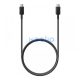 Samsung EP-DN975BB gyári USB-C / USB-C töltő- és adatkábel, 1m, 5A, fekete