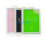 Univerzális TabletPC tok, mappa tok, 10", stand, Blun, lime