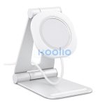 Spigen MagFit MagSafe töltőpad tartó állvány, fehér