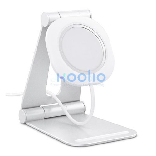 Spigen MagFit MagSafe töltőpad tartó állvány, fehér