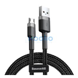 Baseus Cafule USB / microUSB adatkábel, 2m, szürke/fekete