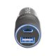 4smarts Rapid+ autós szivargyújtó gyorstöltő, USB-C + USB, PD, 27W, szürke