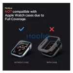 Spigen Pro Flex EZ Fit Apple Watch S9 / S8 / S7 45mm tempered kijelzővédő fólia felhelyező kerettel (2db)