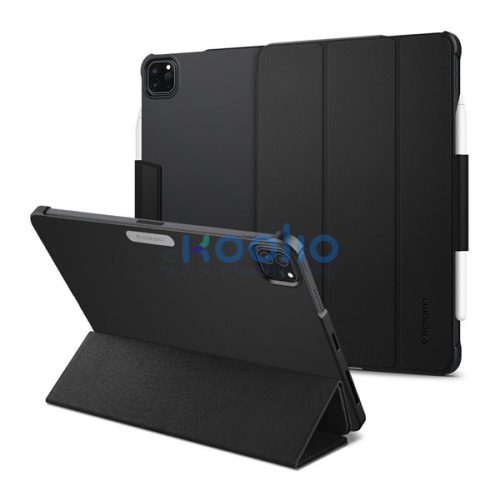 Spigen Smart Fold Plus Apple iPad Pro 11" (2021) / Air 4 (2020) / Ipad Air 11" (2024) oldalra nyíló tok, fekete