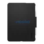 Spigen Smart Fold Plus Apple iPad Pro 11" (2021) / Air 4 (2020) / Ipad Air 11" (2024) oldalra nyíló tok, fekete