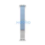 Uniq Revix mágneses szilikon szíj Apple Watch 42/44/45/49mm, fehér/kék