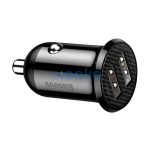 Baseus Grain Pro hálózati gyorstöltő adapter 2xUSB, 24W, fekete
