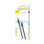 Baseus Cafule USB-C gyorstöltő töltő- és adatkábel, 2m, szürke-fekete