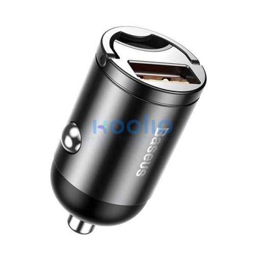 Baseus Tiny Star autós szivargyújtó gyorstöltő USB, 30W, szürke