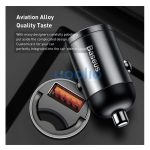 Baseus Tiny Star autós szivargyújtó gyorstöltő USB, 30W, szürke