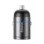 Baseus Tiny Star autós szivargyújtó gyorstöltő USB, 30W, szürke