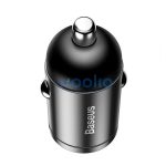 Baseus Tiny Star autós szivargyújtó gyorstöltő USB, 30W, szürke