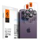 Spigen Glas.tR EZ Fit Optik Pro Apple iPhone 14 Pro / 14 Pro Max / 15 Pro / 15 Pro Max / 16 Pro / 16 Pro Max / 17 Pro / 17 Pro Max, Tempered kameralencse-védő fólia felhelyező kerettel, fekete (2db)
