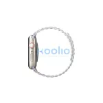 Uniq Revix mágneses szilikon szíj Apple Watch 42/44/45/49mm, lila/fehér