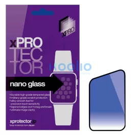   Apple Watch 44mm Xprotector Nano Glass kijelzővédő fólia, fekete kerettel