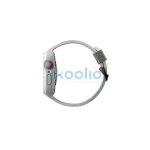 Uniq Monos Apple Watch 44/45mm hibrid szíj + tok, szürke