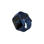 Uniq Monos Apple Watch 44/45mm hibrid szíj + tok, kék