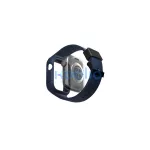 Uniq Monos Apple Watch 44/45mm hibrid szíj + tok, kék