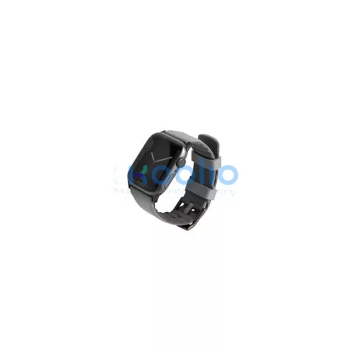 Uniq Linus Airosoft Apple Watch 42/44/45/49mm szilikon szíj, szürke