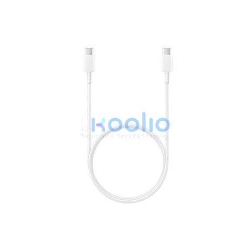 Samsung EP-DA705BW USB-C / USB-C töltő- és adatkábel, 1m, 3A, fehér